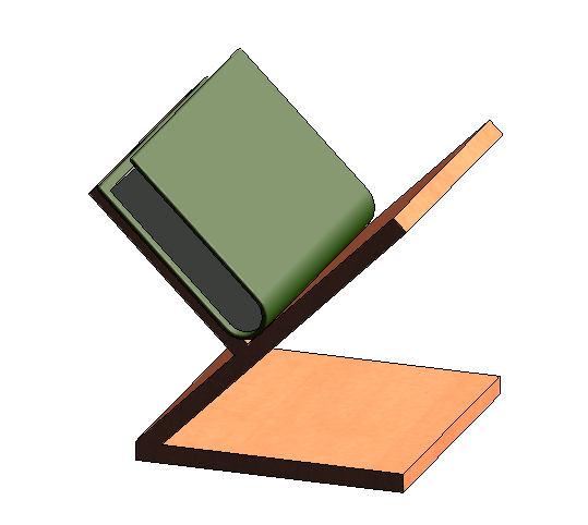 بلوكة ريفيت حامل مصحف عصري  revit block