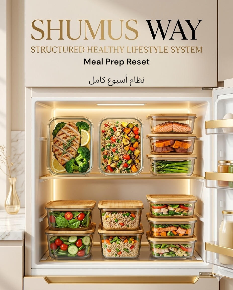 Meal Prep Reset نظام أسبوع كامل  