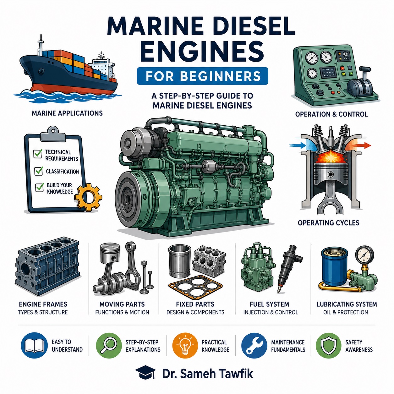 Marine Diesel Engines for Beginners