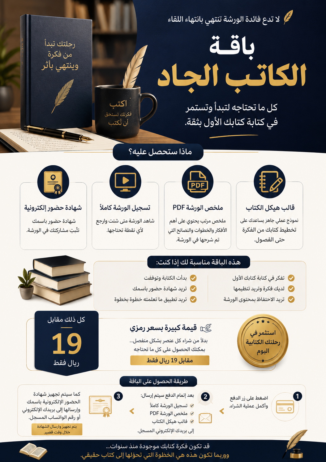 🎓 باقة الكاتب الجاد