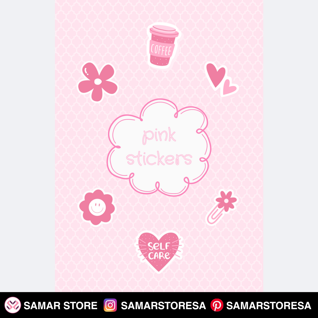 Pink Stickers