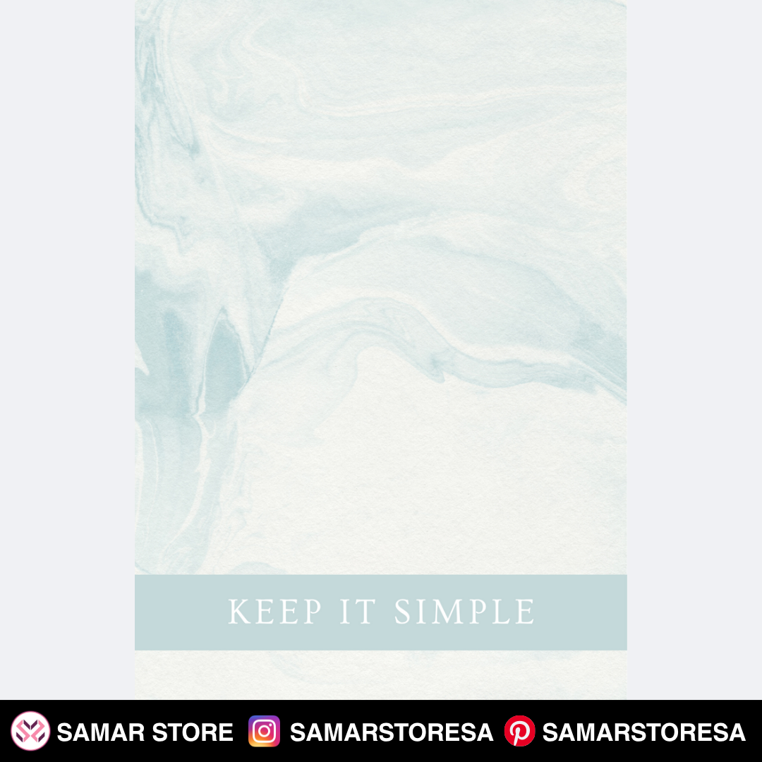 keep it simple