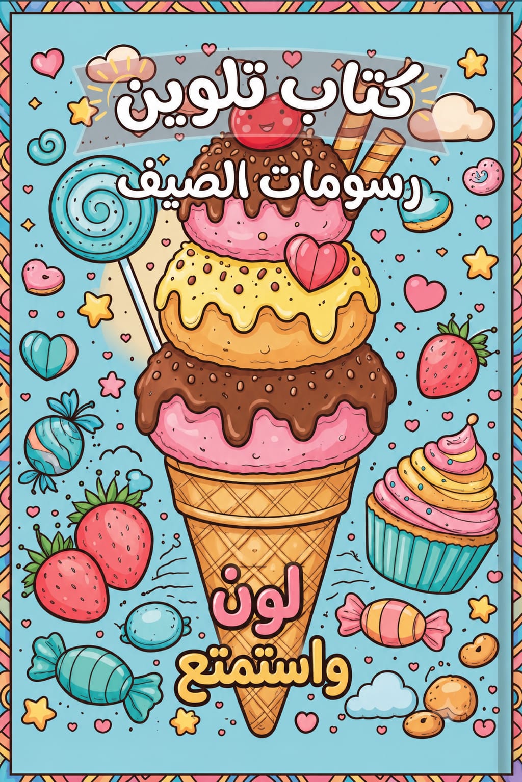 كتاب التلوين لرسومات الصيف