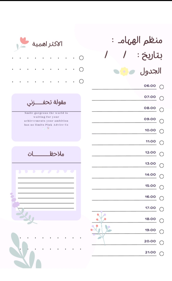 منظم لونا الباستيل لتنظيم وتألق يومكِ🩷