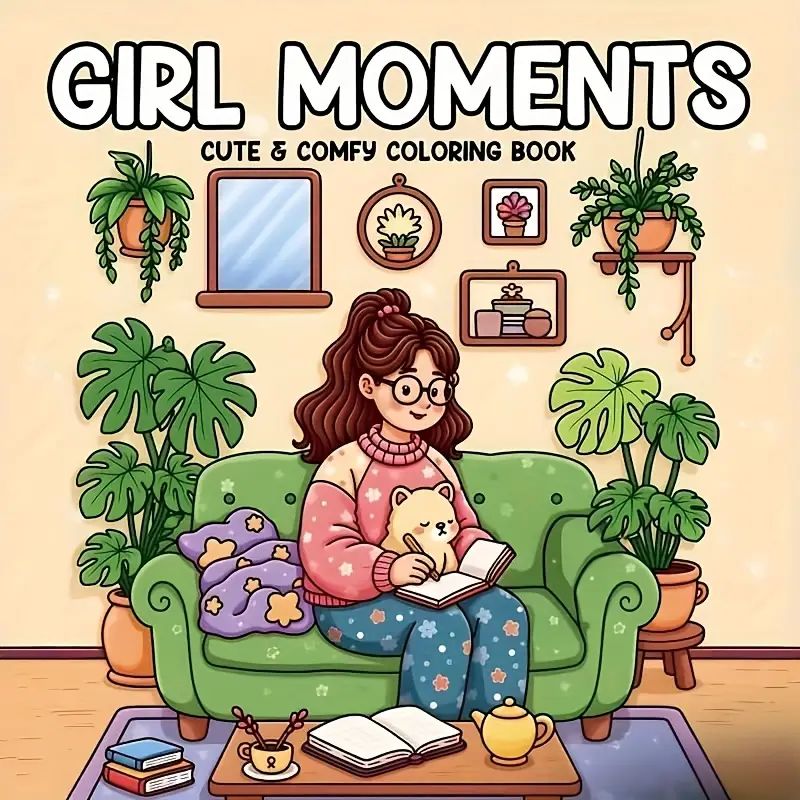 كتاب تلوين للبنات | Cute Girls Coloring Book