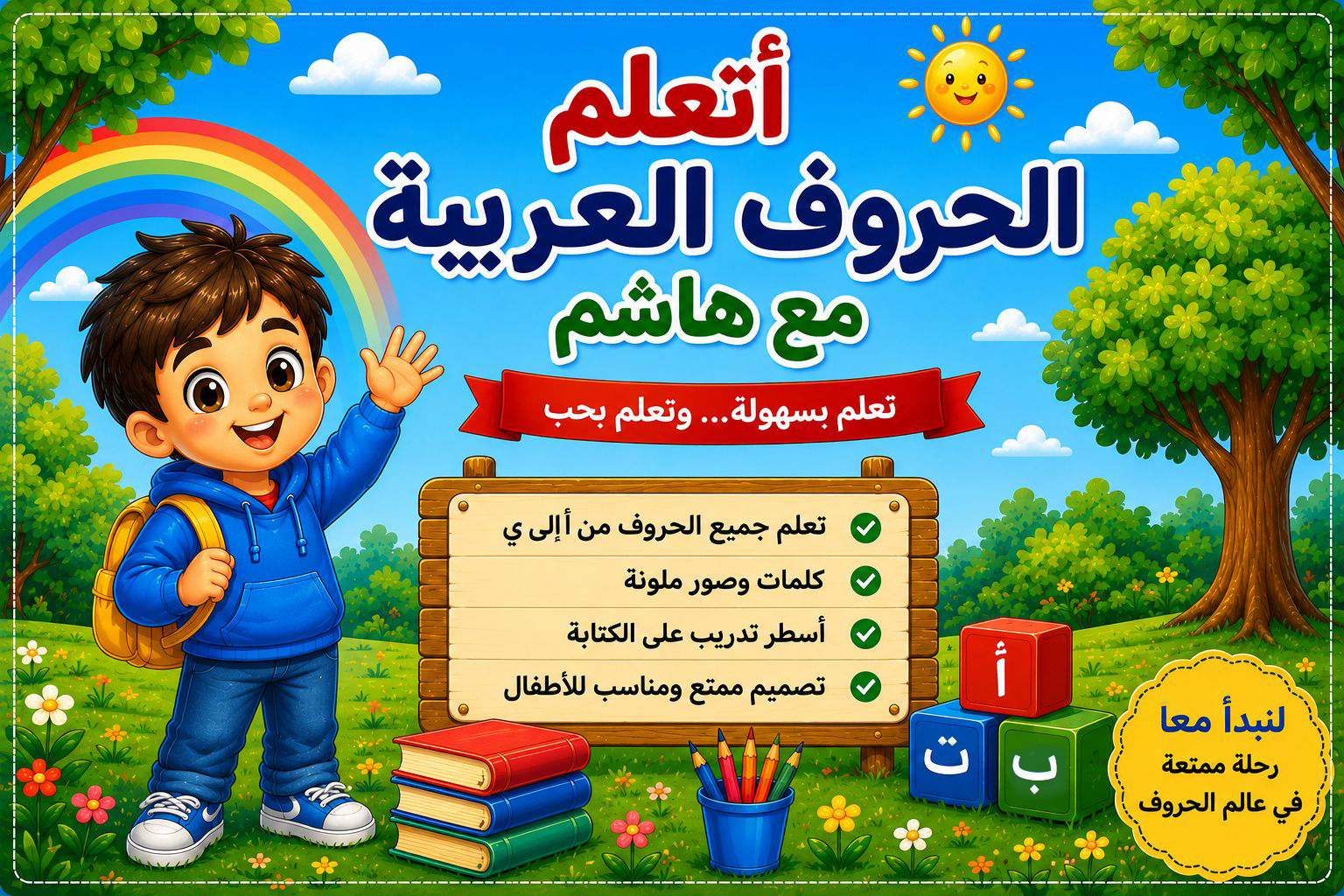 تعلم الابجدية مع هاشم