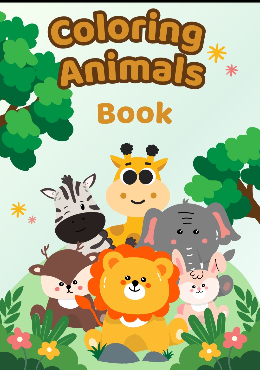 Animal coloring book 