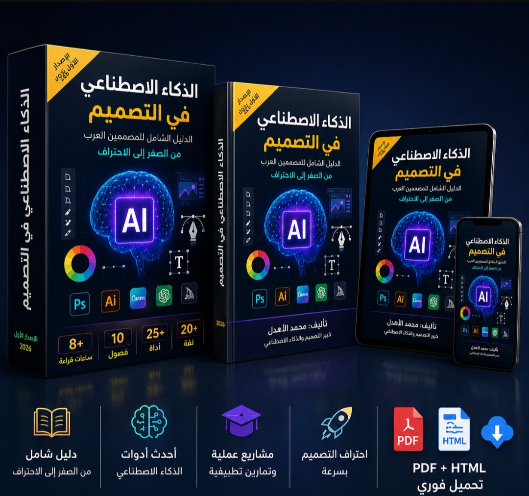 الذكاء الاصطناعي في التصميم: من الصفر إلى الاحتراف"