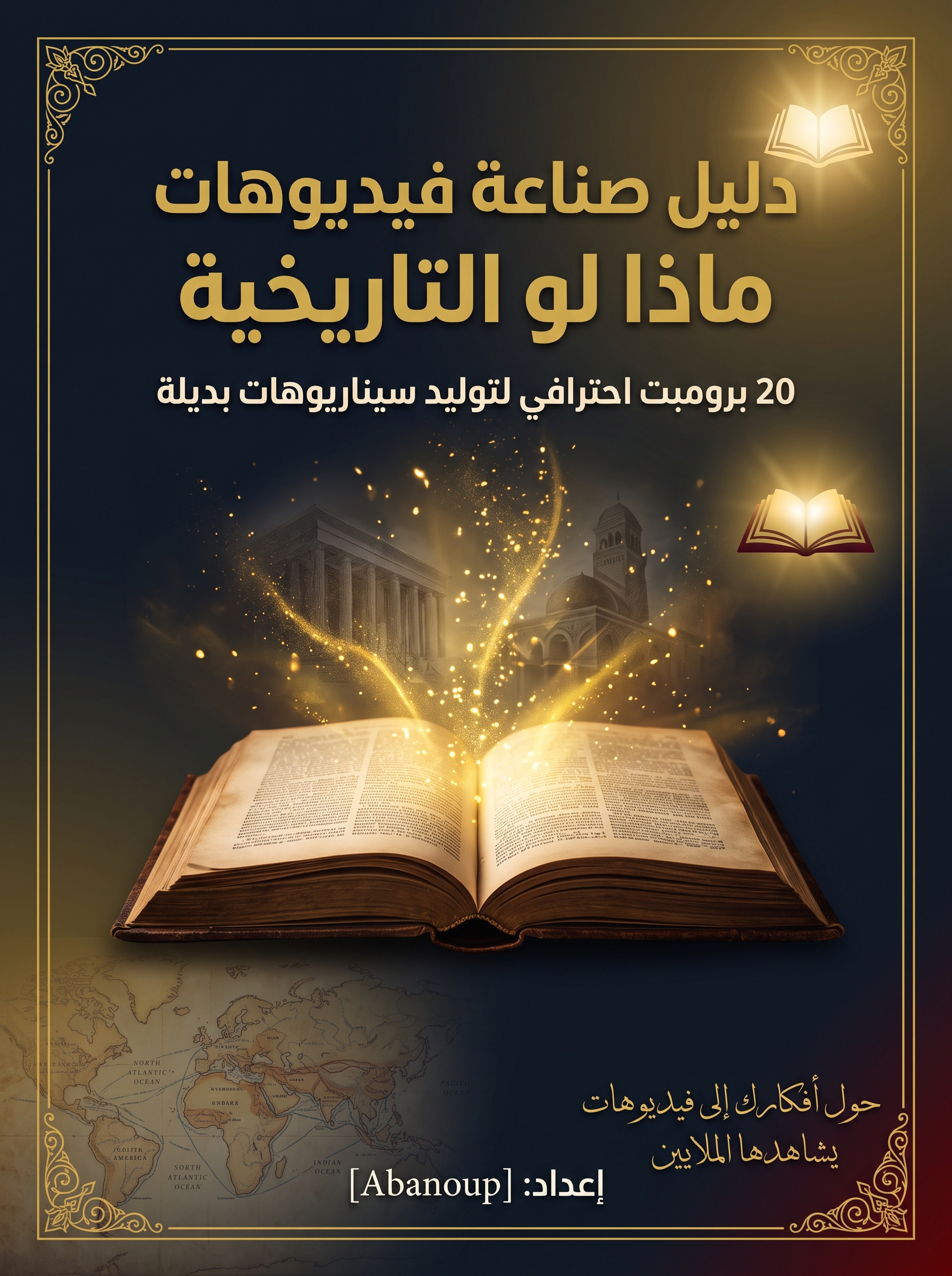 دليل صناعة فيديوهات "ماذا لو" التاريخية - 20 برومبت احترافي