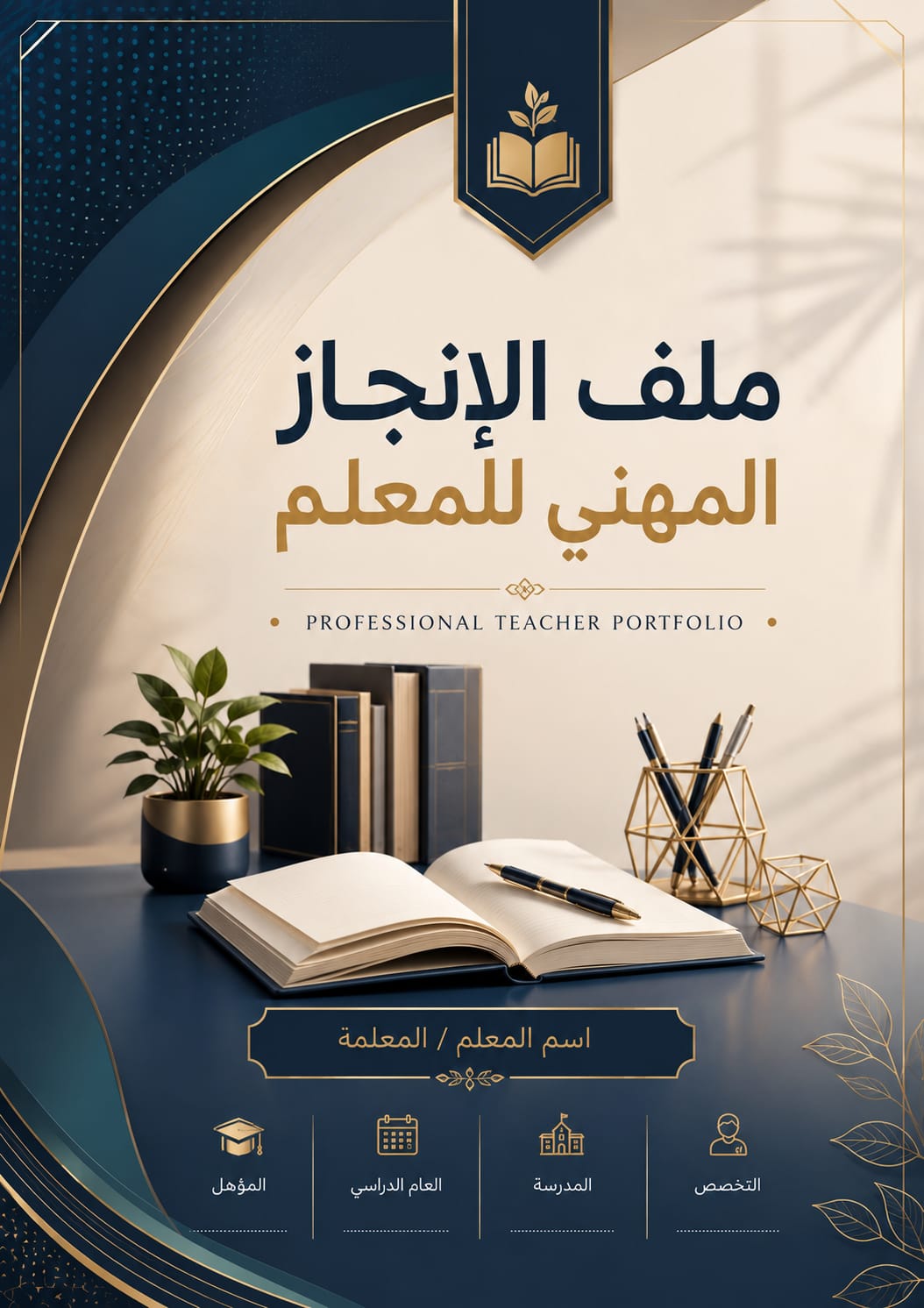 ملف أنجاز للمعلم