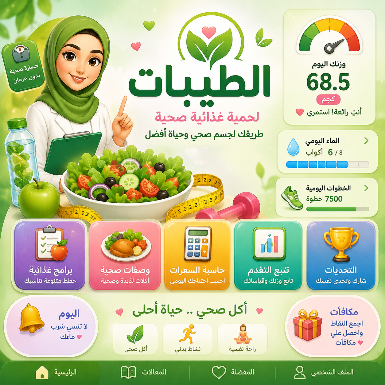 تطبيق نظام الطيبات
