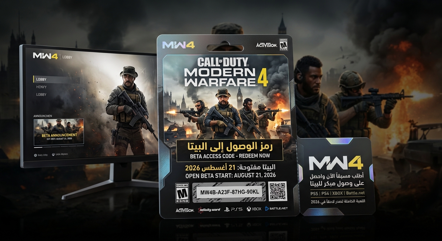 كود بيتا مودرن وارفير 4