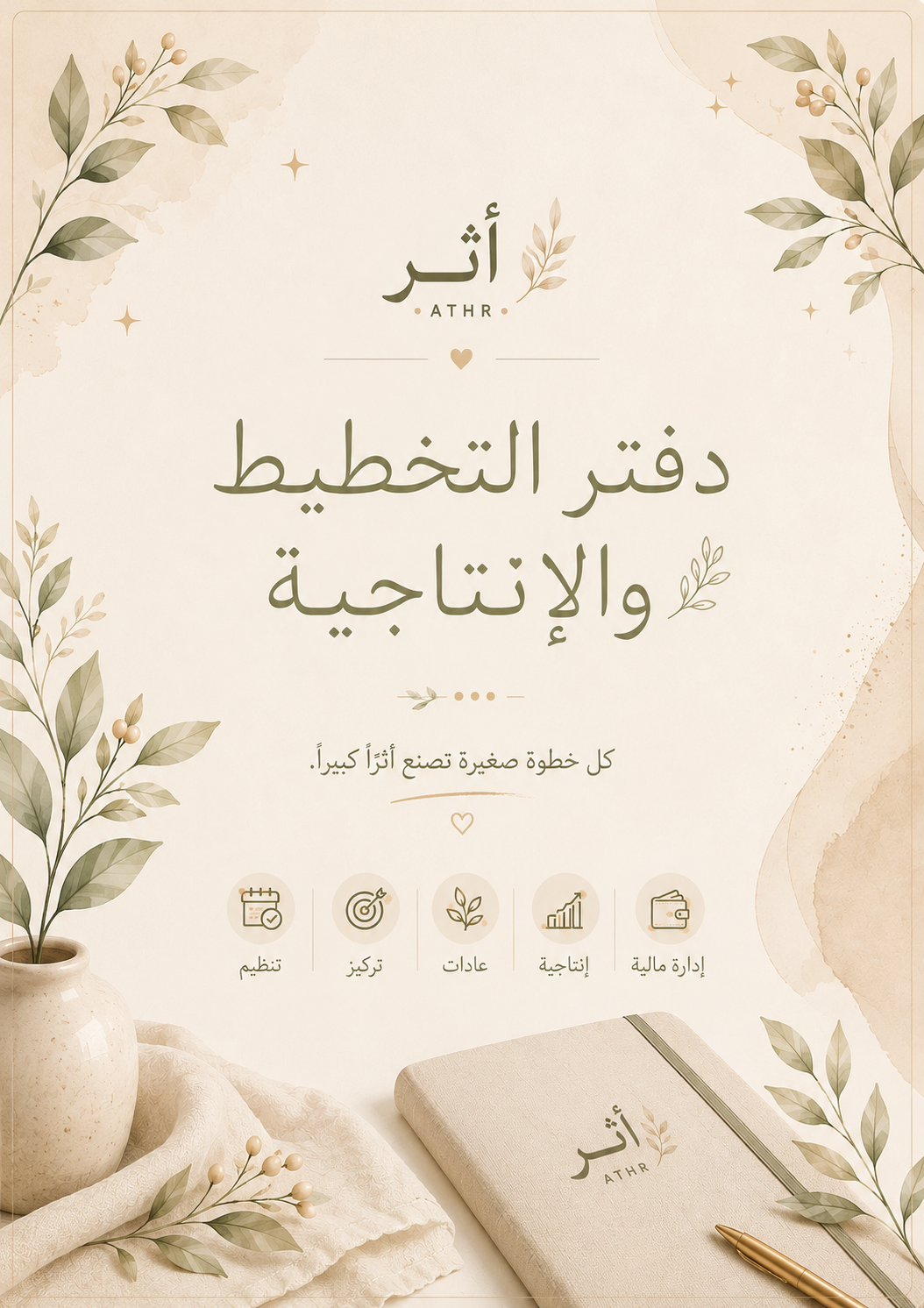 دفتر التخطيط والإنتاجية |أثر🌿
