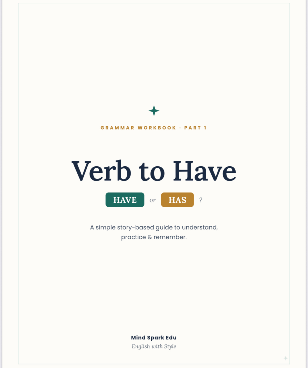 Verb to Have – Complete Grammar Review