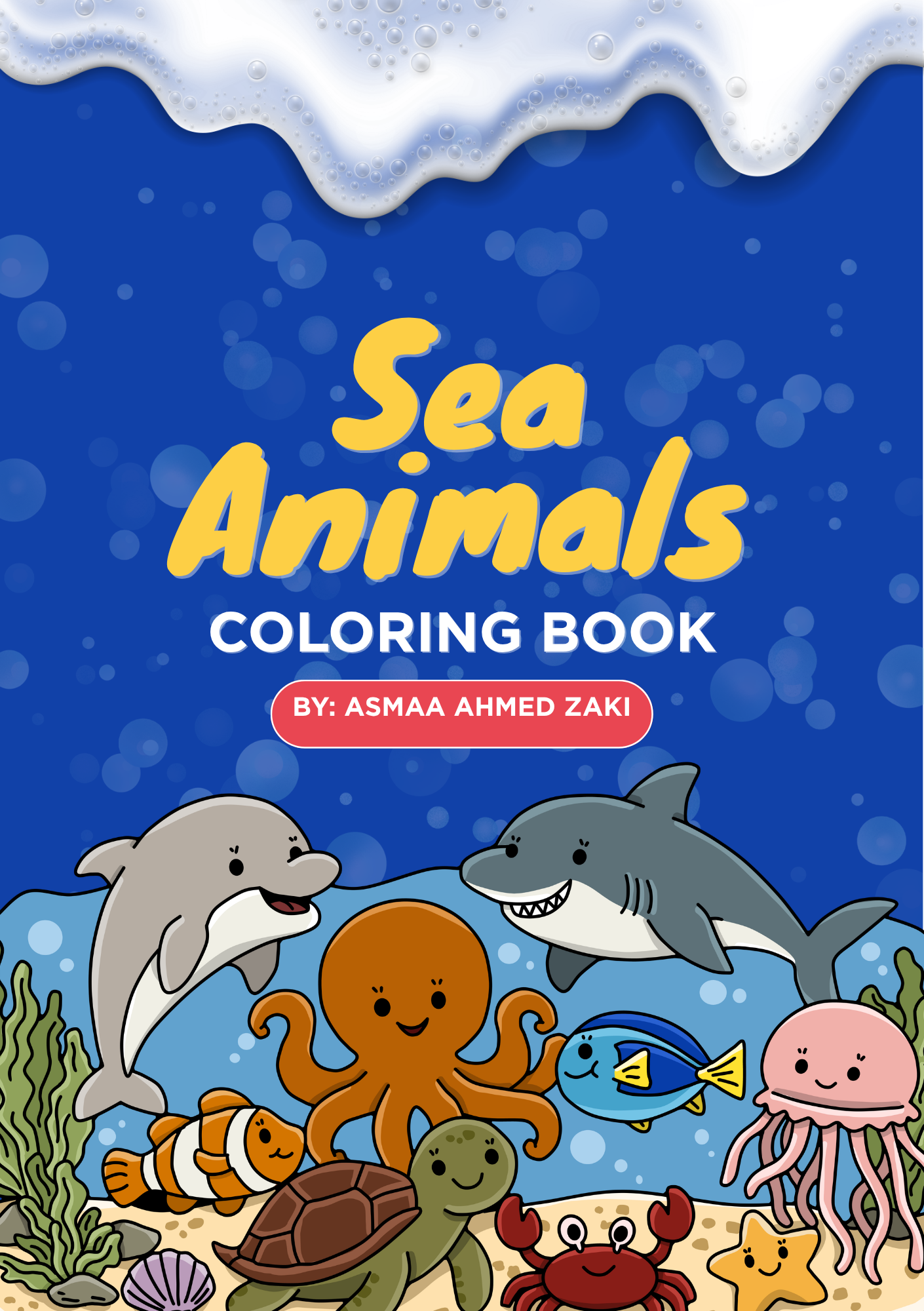 Sea Animals Coloring Book – Fun and Creative Coloring Pages for Kids
