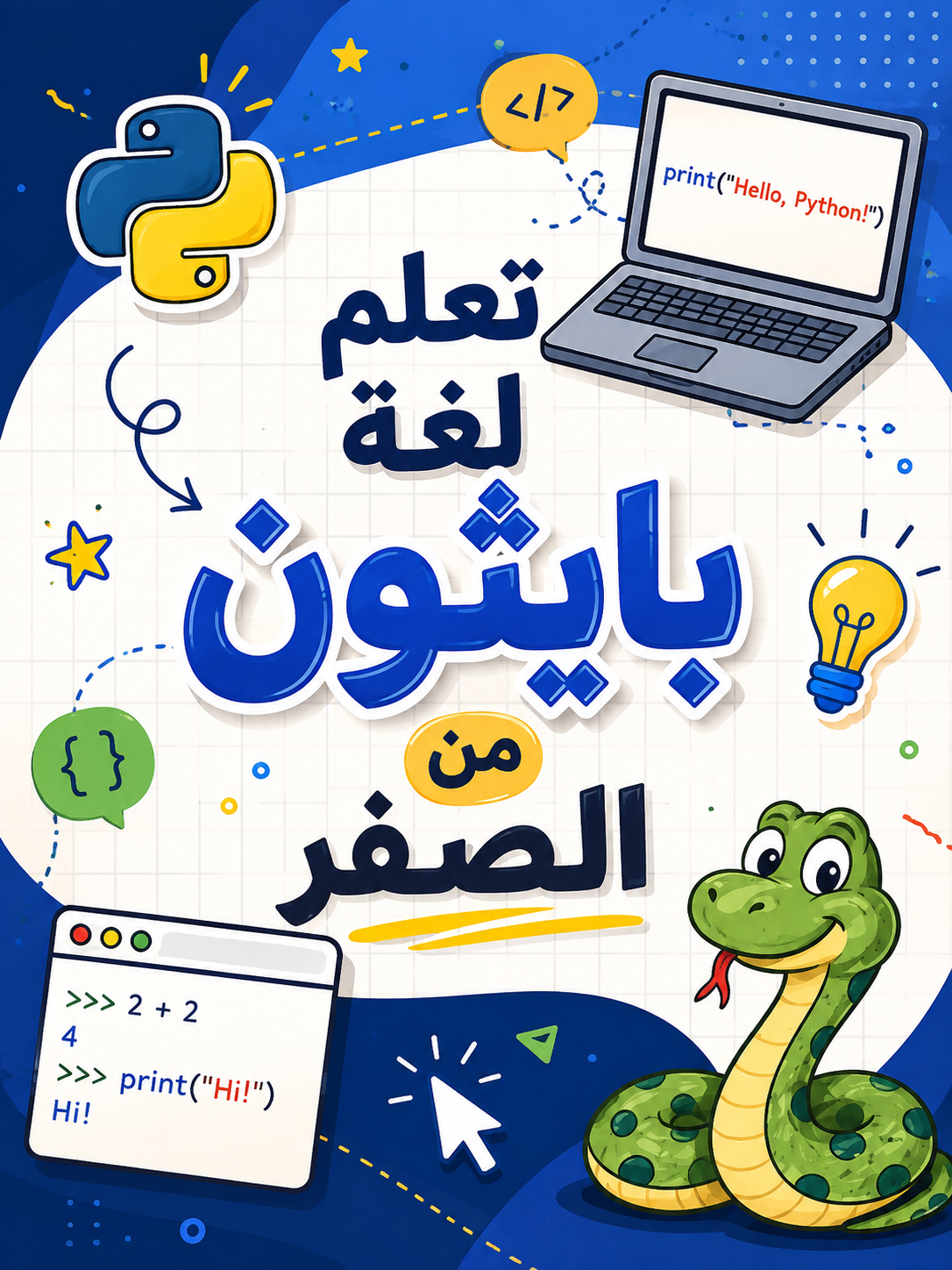 تعلم Python في دقيقة واحدة دليل مبسط للمبتدئين من الصفر