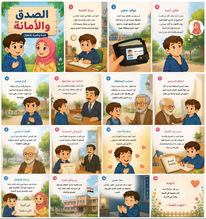 قصص أطفال قصيرة مفيدة 