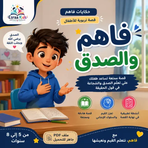 فاهم والصدق | قصة تربوية للأطفال