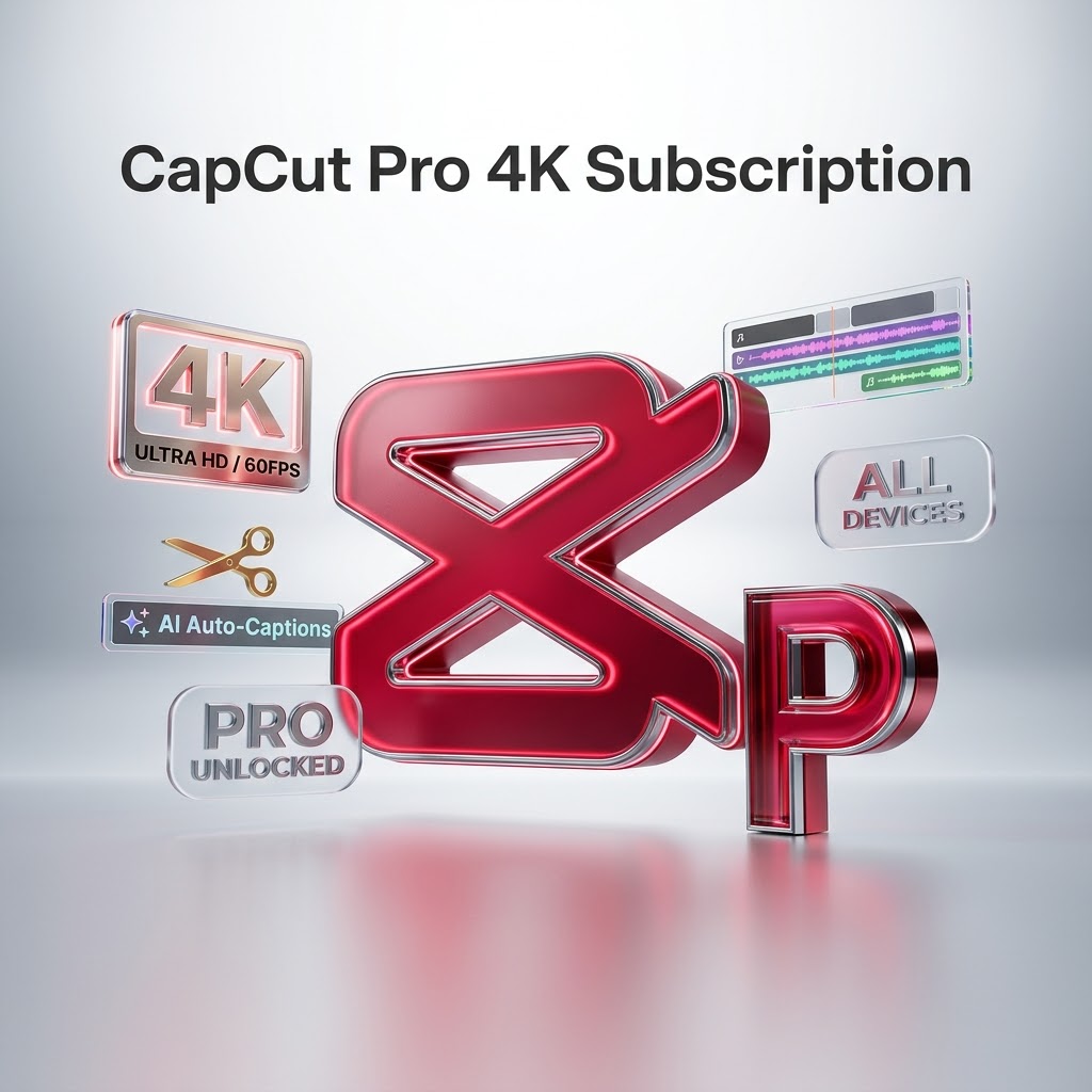 اشتراك CapCut Pro لمدة سنة — تجربة مونتاج احترافية بدون حدود