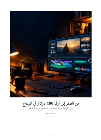 تعلم مناج من صفر و ادخال اول 100 دولار من مونتاج