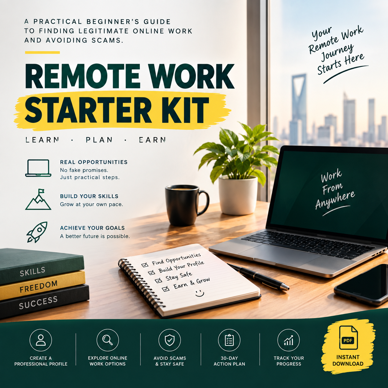 Remote Work Starter Kit | Online Work Guide for Beginners