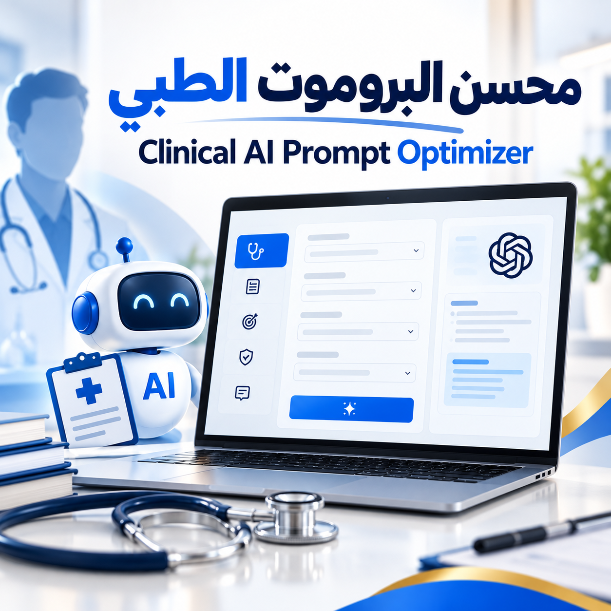 محسن البروموت الطبي | Clinical AI Prompt Optimizer