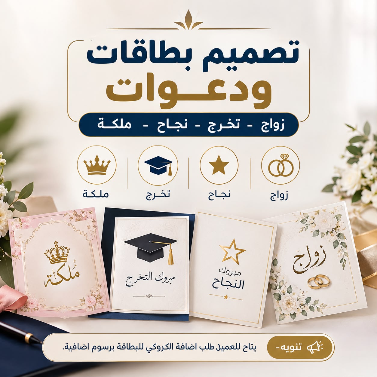 تصميم بطاقات ودعوات