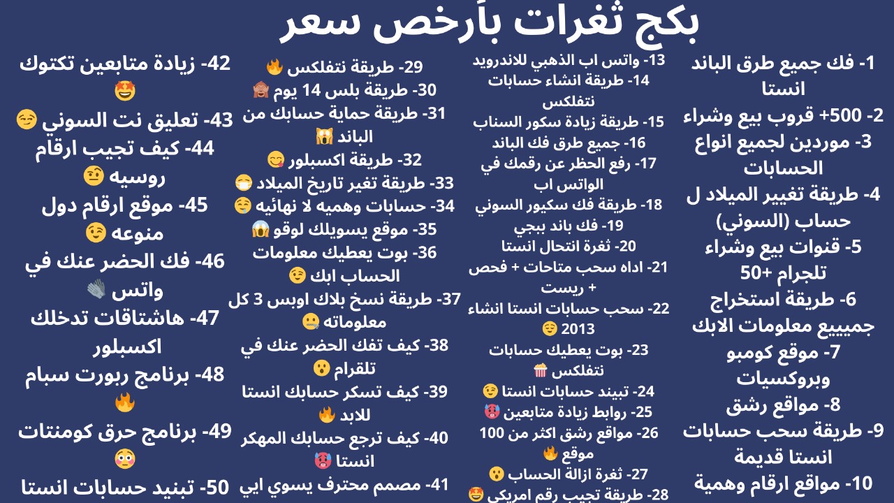 ثغرات بأرخص سعر