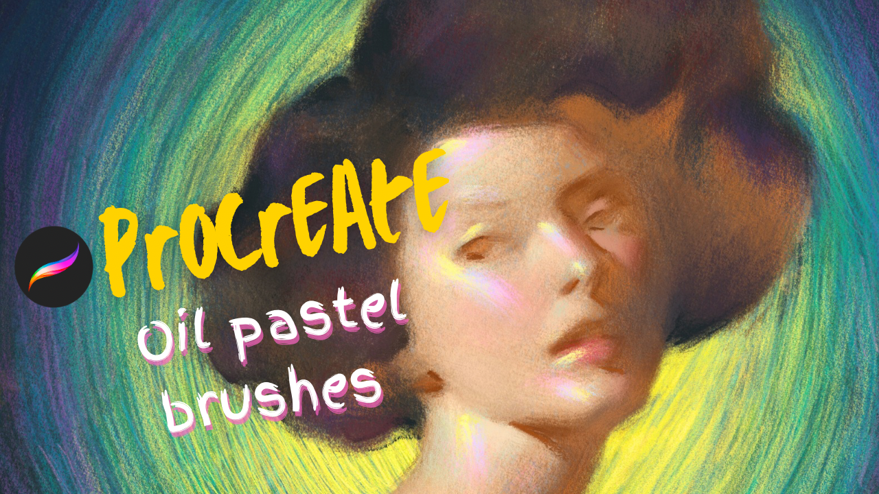 فرش Procreate الرقمية| تحاكي تأثير ألوان الباستيل الزيتي .