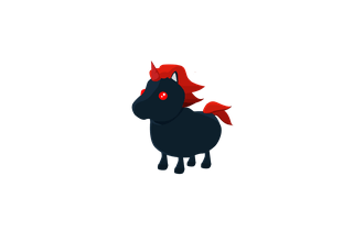 Evil Unicorn (Adopt Me - Pet)