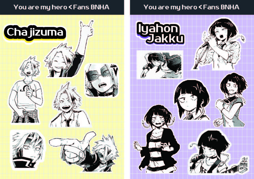sticker kaminari&jiro