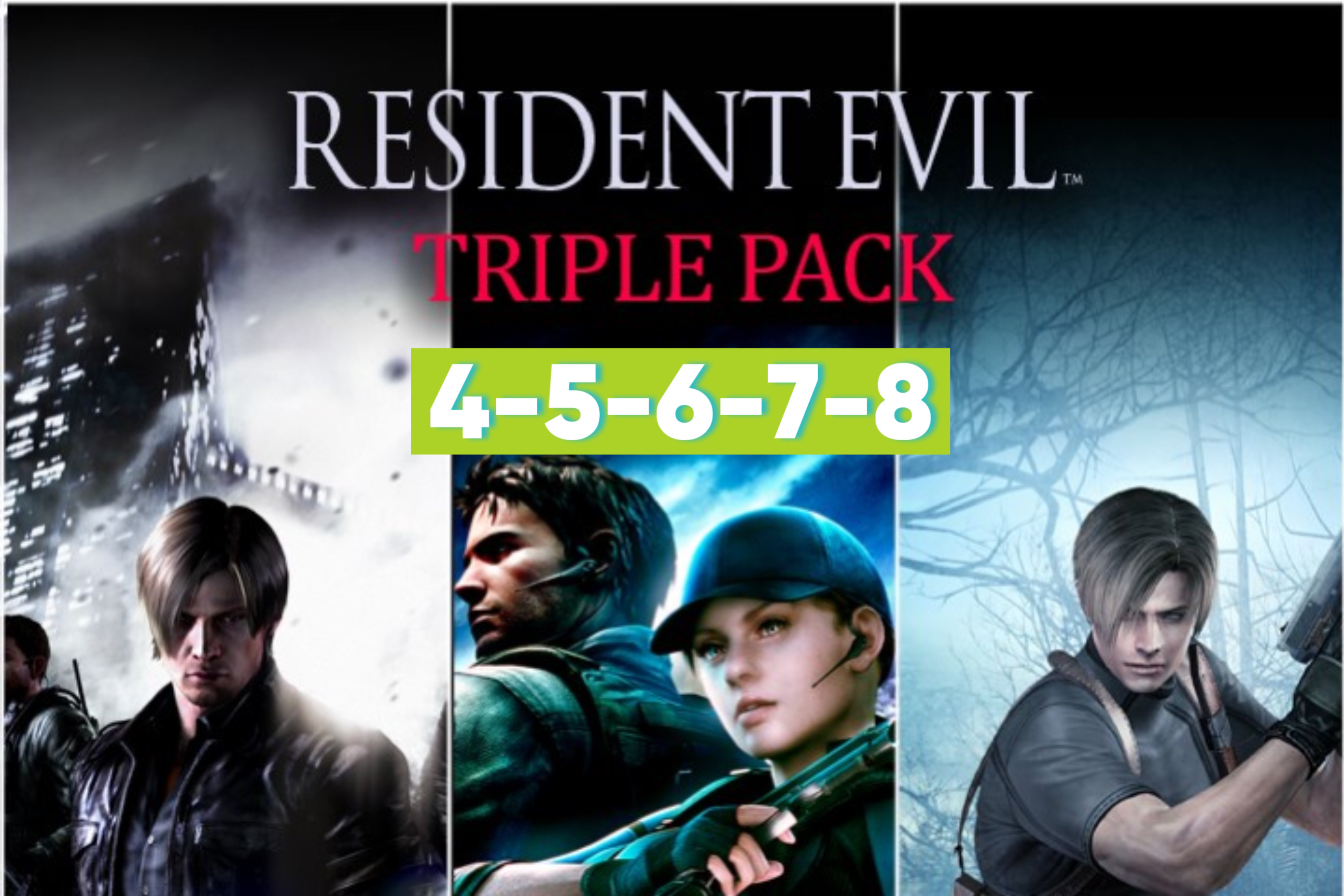 لعبة Resident Evil اجزاء 4-5-6-7
