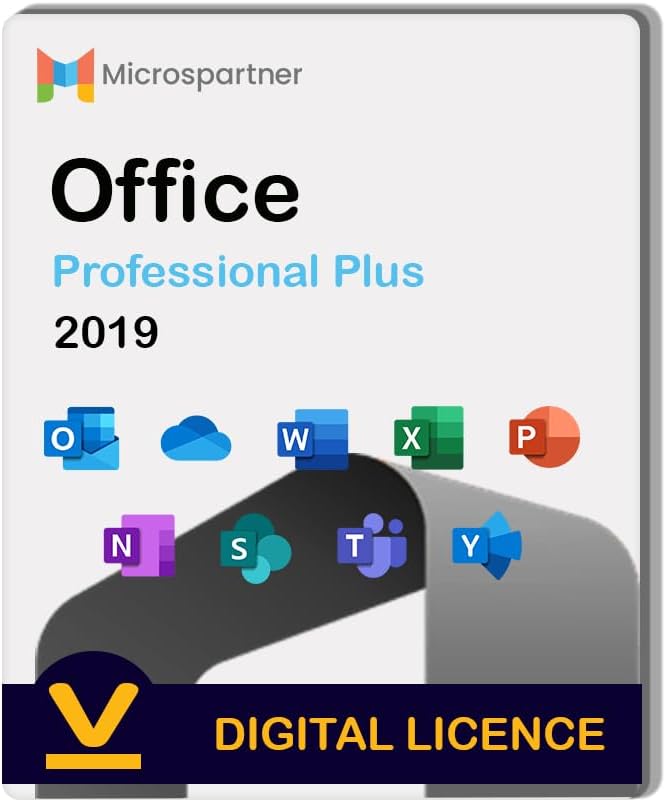 مفتاح ترخيص مدى الحياة اوفيس 2019 بروفيشنال بلس.