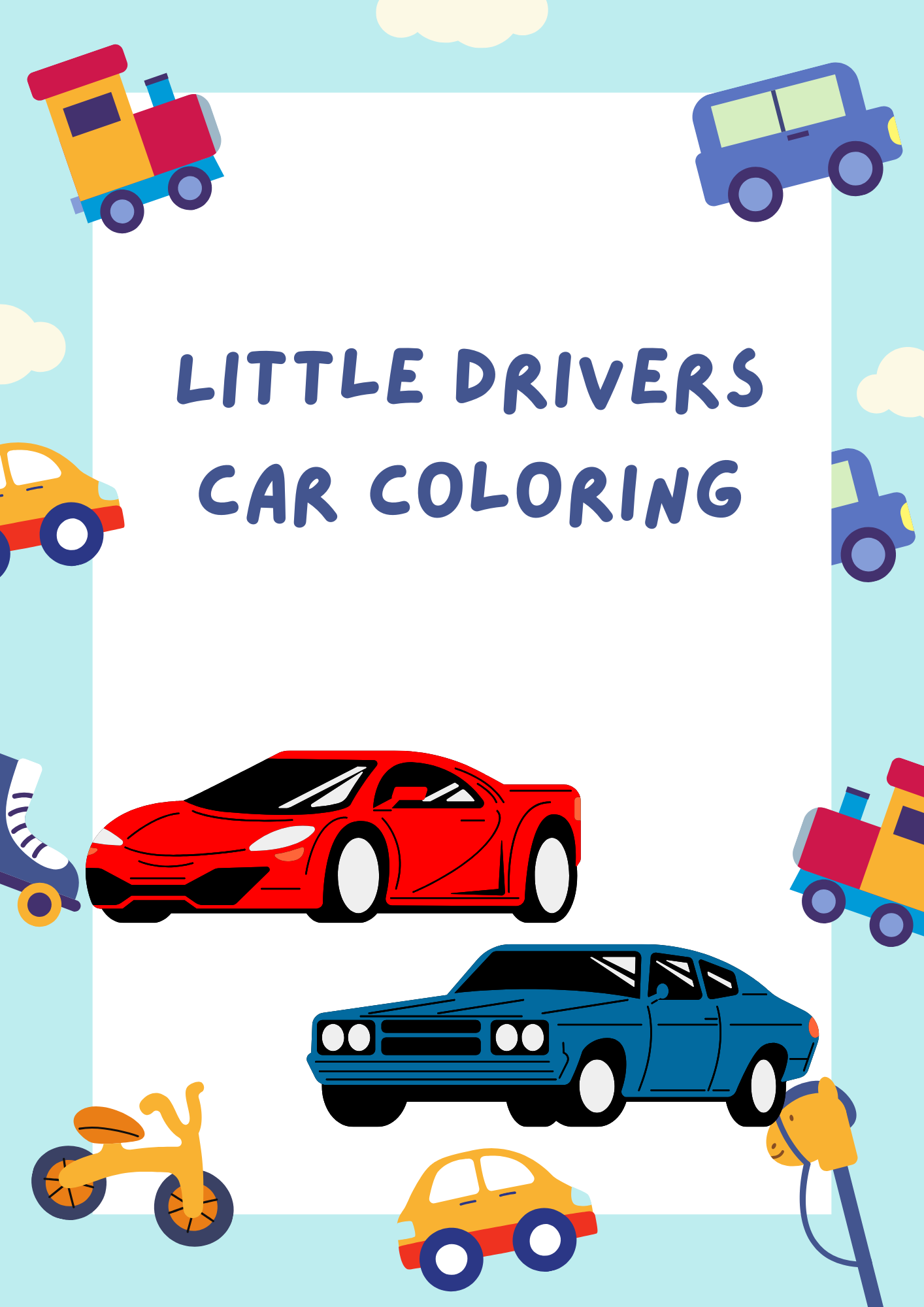 تلوين سيارات تعليمي