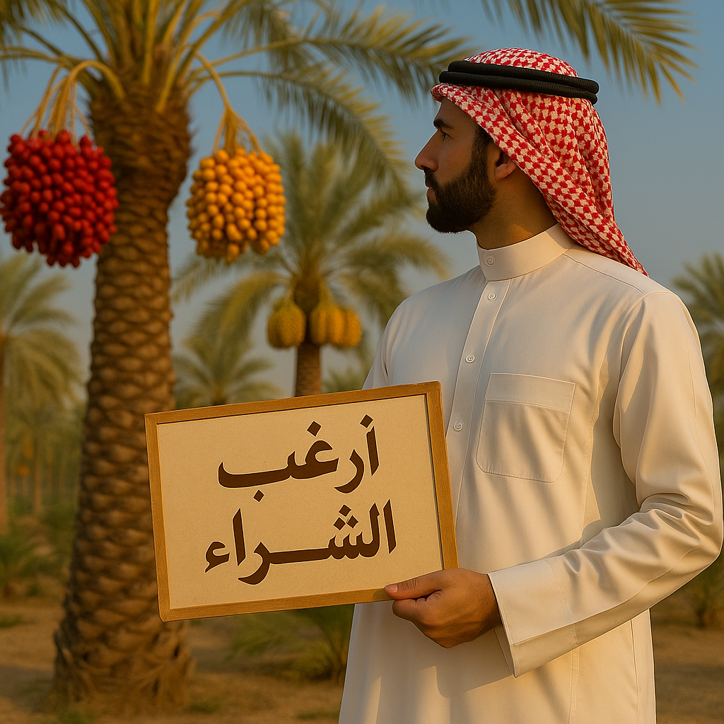 أطلب شراء ثمار النخيل