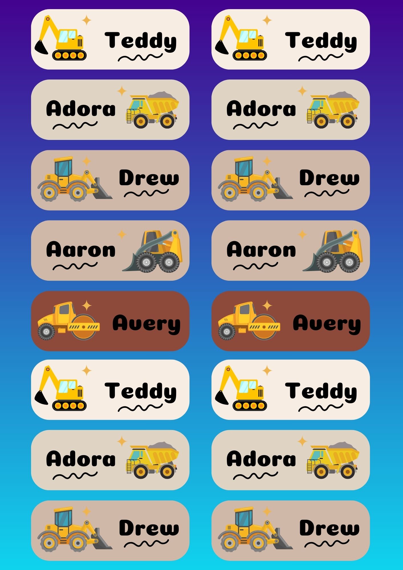 طوابع للكتب المدرسية - الاولاد