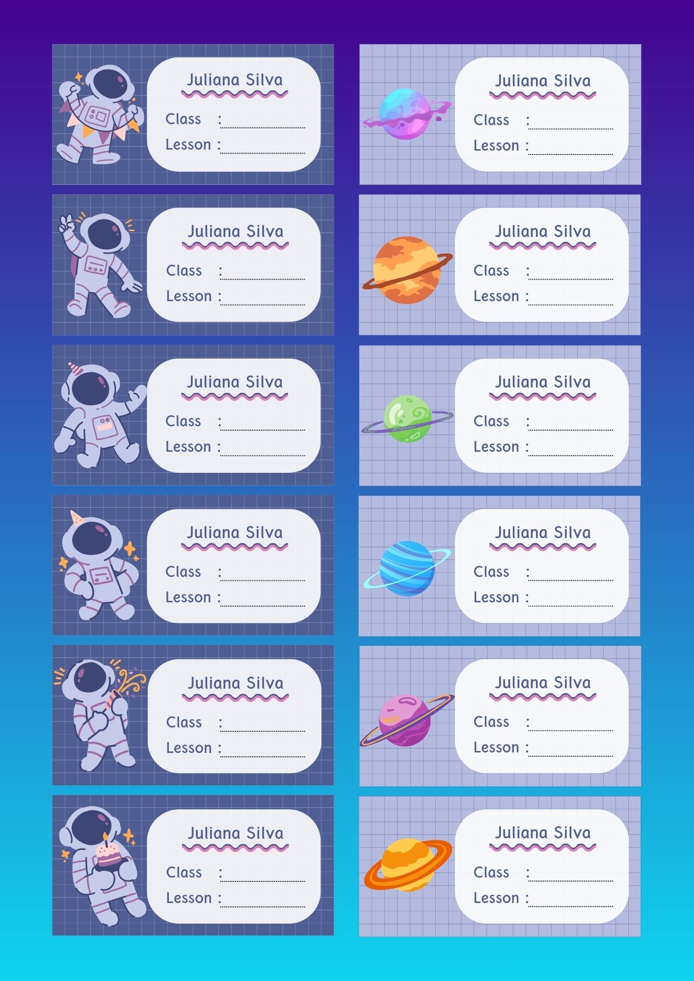 طوابع للكتب المدرسية - الأولاد