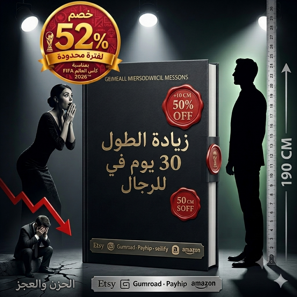 زيادة الطول في30 يوم للرجال | Grow Taller System