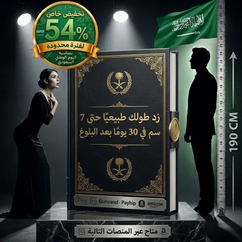  زد طولك طبيعيًا حتى 7 سم في 30 يومًا بعد البلوغ (دليل للرجال)  