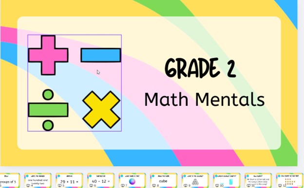 كتاب الذكاء الحسابي للصف الأول – Mental Math Grade 2