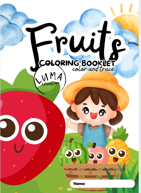 كتاب الفواكه والخضروات للأطفال – Fruits & Vegetables Book