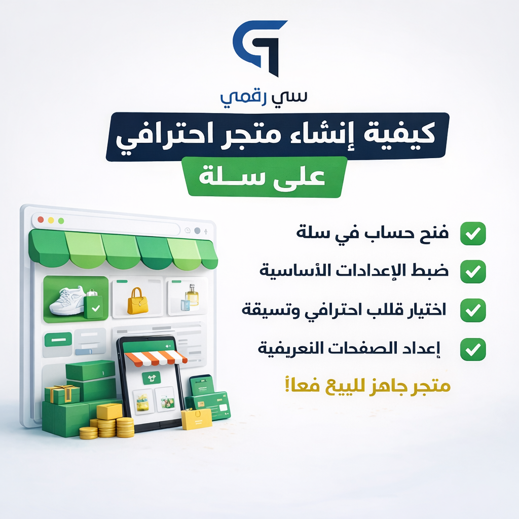 كيفية انشاء متجر احترافي على سلة